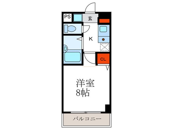 エレガント西院の物件間取画像